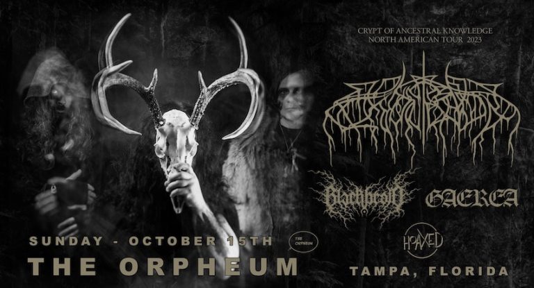 Wolves in the Throne Room / Blackbraid / Gaerea / Hoaxed – October 15, 2023 – The Orpheum, Tampa, FL