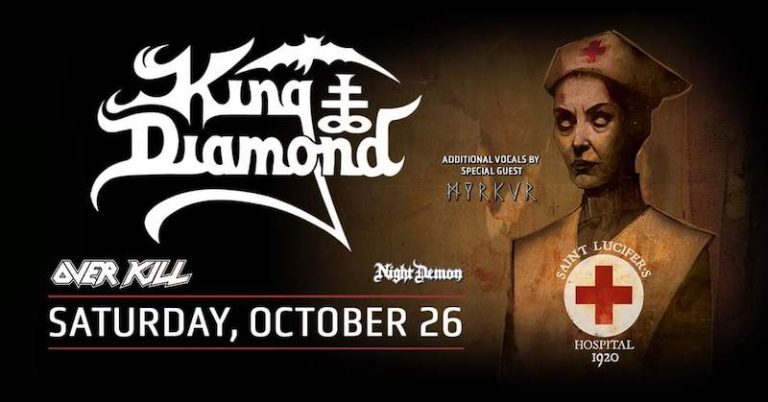 King Diamond / Overkill / Night Demon – October 26, 2024 – Mahaffey Theater, St. Petersburg, FL